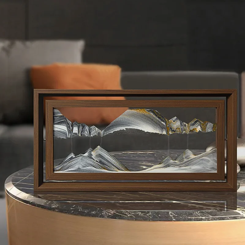 Image d'art de sable mobile ro - Engraved Wood Frame avis et prix