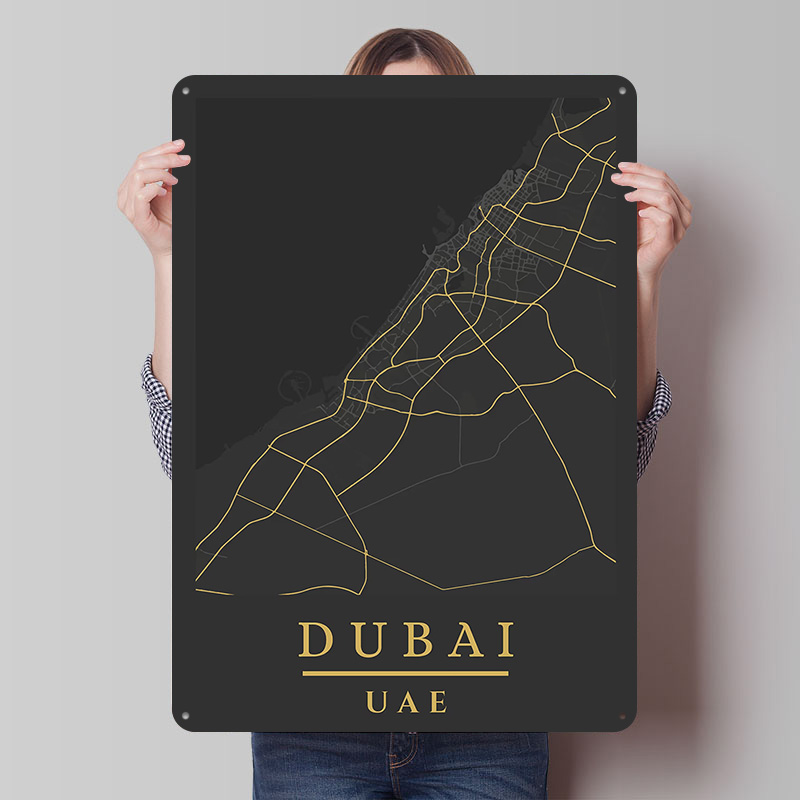 Affiche d'art imprimée avec la - Custom Map Poster avis et prix