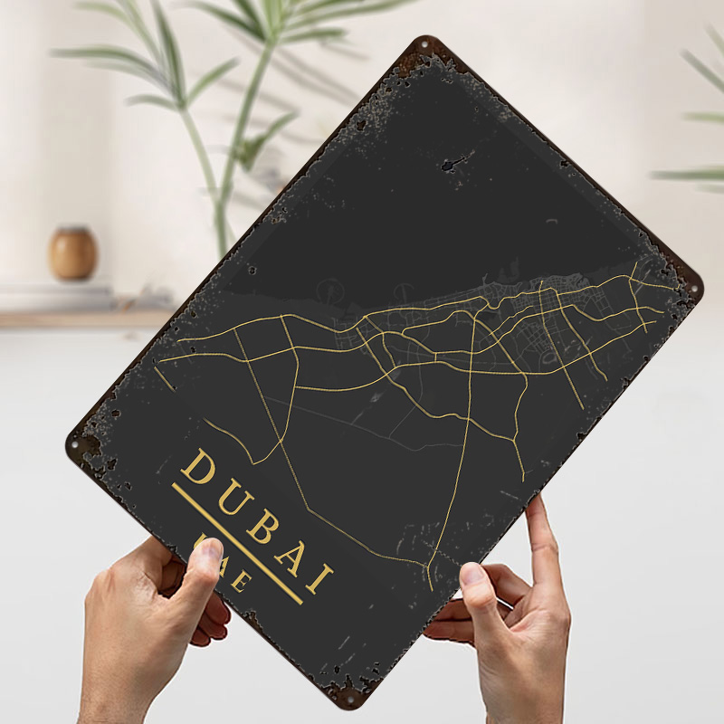 Affiche d'art imprimée avec la - Custom Map Poster avis et prix