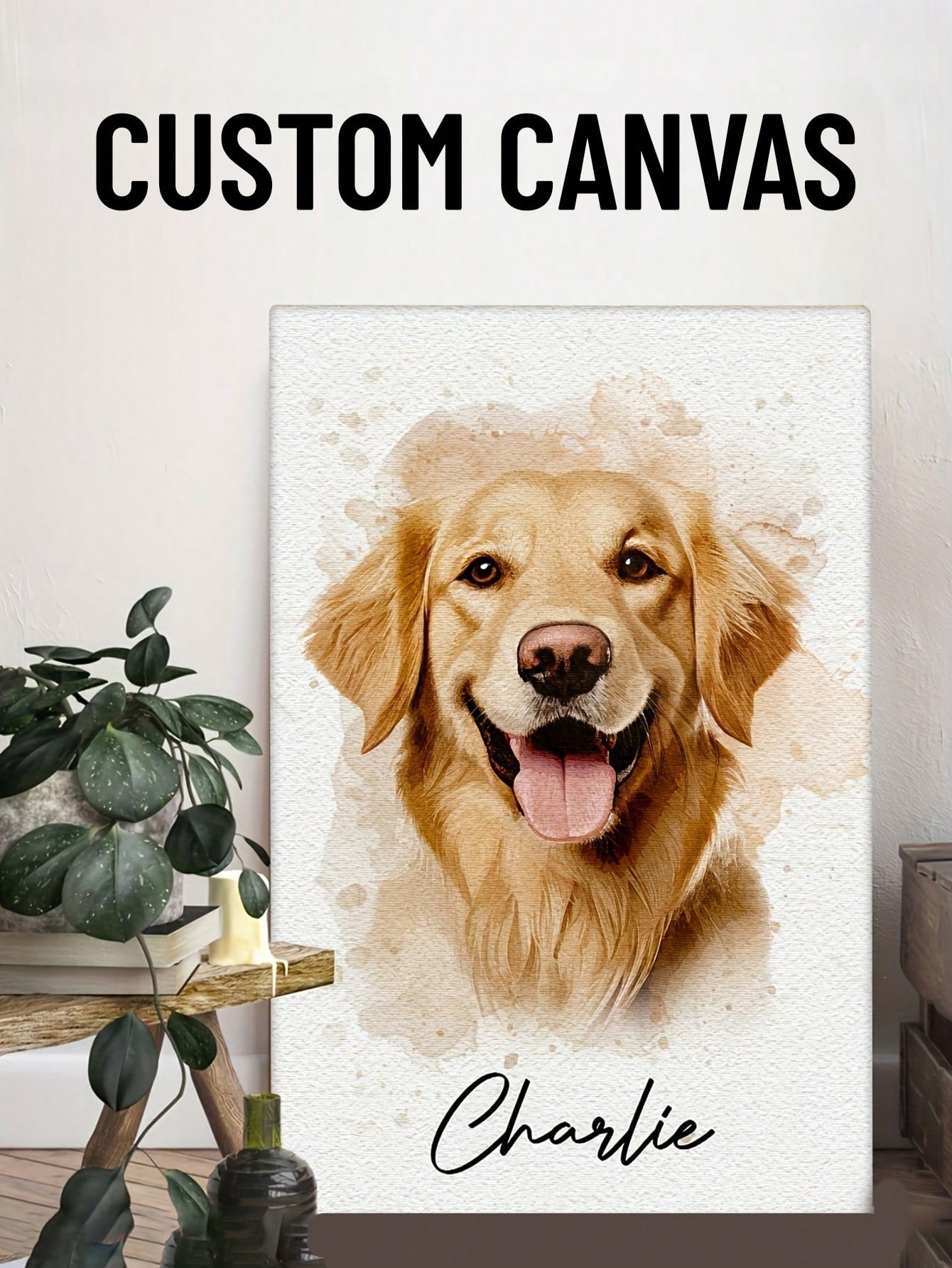 Cadre photo personnalisé avec  - Pet Portrait Custom avis et prix